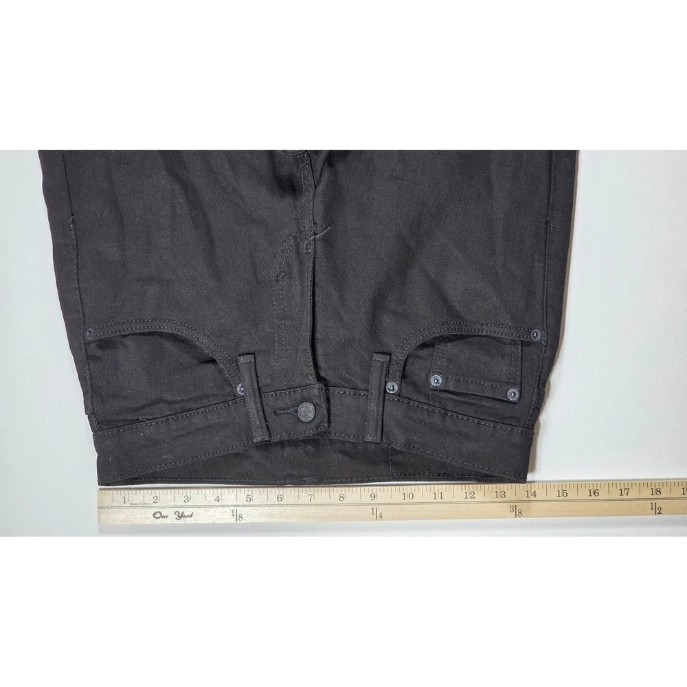 Levis 511 Slim Fit Black Jeans Mens 28x32 Stretch Denim